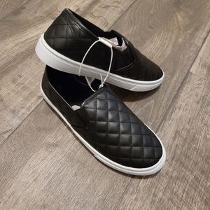 Black Quilted Shoes sizes 6 7 8 9 10